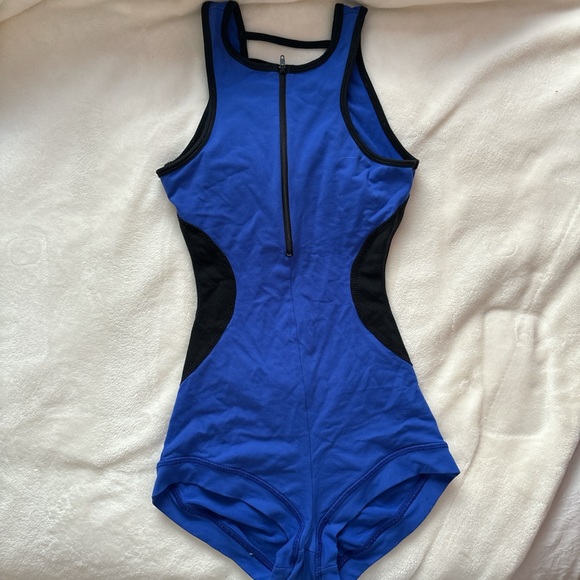 sadie jane backless dance leotard with a front zipper - Picture 1 of 2